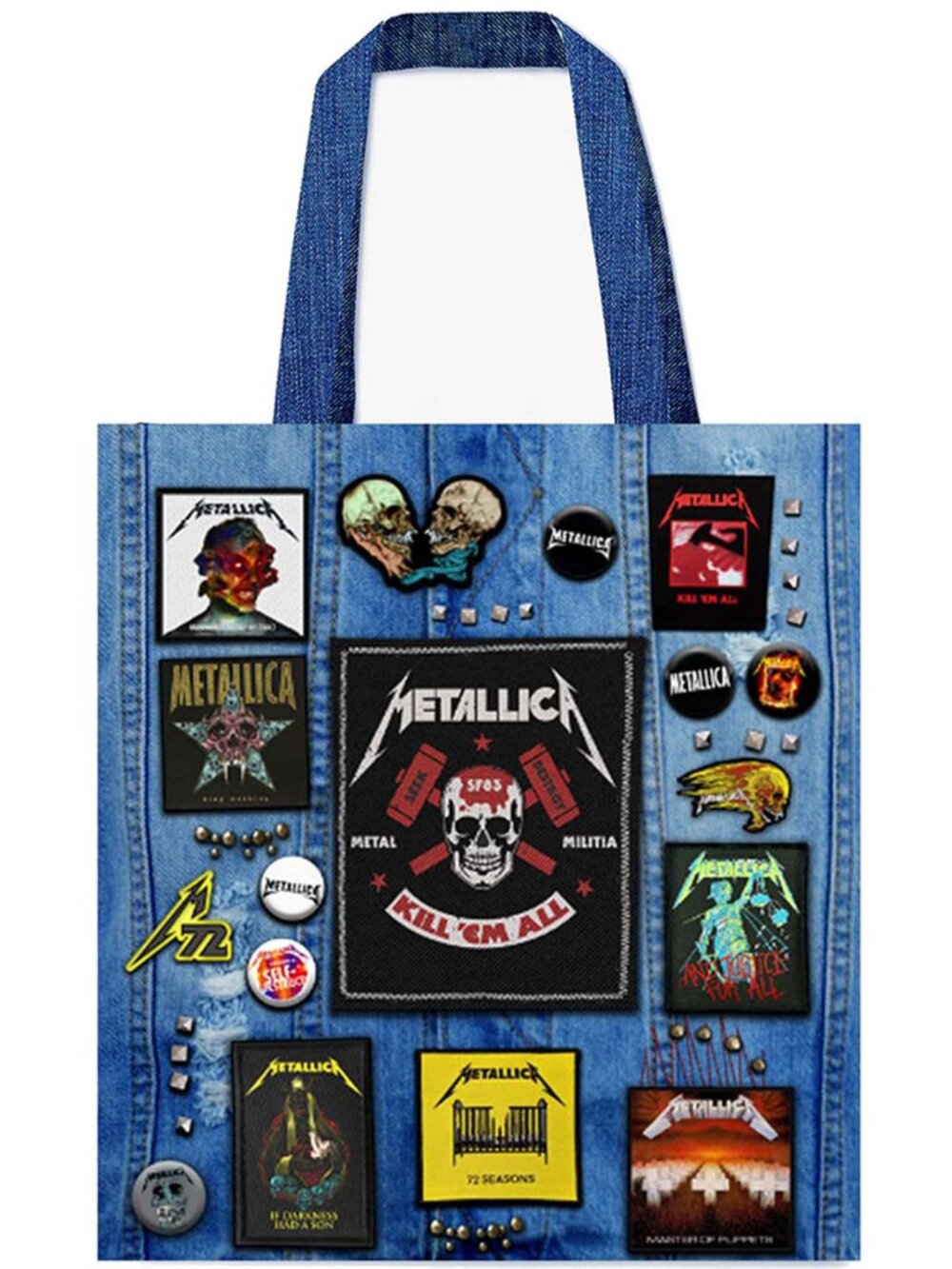 OFFICIAL Metallica Kill Em All Tote Bag One Size    Brand New